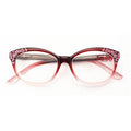 Lunettes de lecture en plastique Oeil de chat en résine Vogue Light