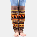 Chaussettes de laine épaisses camouflage Chaussettes de compression à imprimé féminin