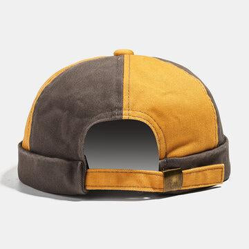 Assorted Brimless Plaid Mens Skull Caps