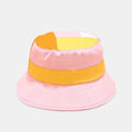Chapeau de pêcheur à carreaux de couleur contrastée