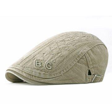 Chapeau de canard béret broderie d'été
