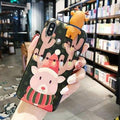 Coquille de téléphone de Noël pour iPhone tout compris