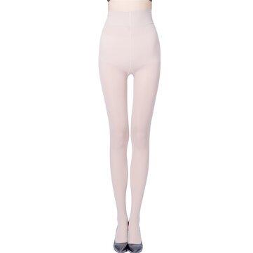 Summer-lined stretch thin-strap silk pantyhose
