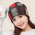 Bonnet en maille de velours de coton