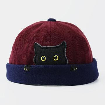 Chapeau de propriétaire Chapeau de chat de rue Casquette de melon Casquettes de crâne de marin standard innocent