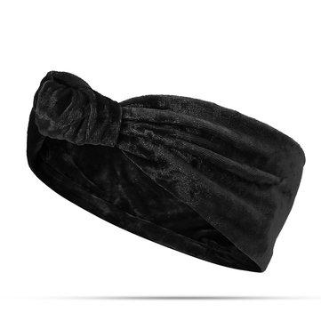 Yoga Bandeau de soins capillaires en velours pour le bain