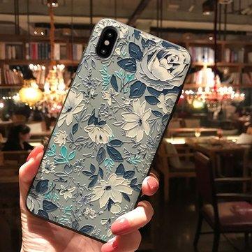 Coque TPU pour téléphone rétro Raiders retardés avec motifs floraux peints rétro