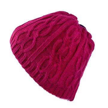 Bonnet en velours de laine à double usage
