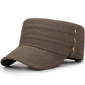 Casquette plate en coton couleur vogue