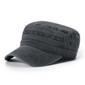 Casquette militaire en coton uni