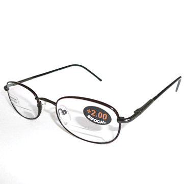 Lunettes de lecture à monture en métal vintage