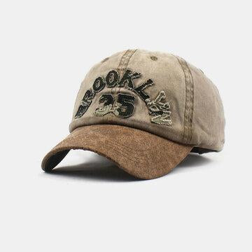 Retro Baseball Cap Retro Sun Hat Embroidery Hats