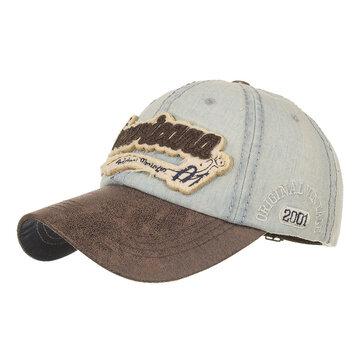 Casquette de baseball brodée américaine en coton lavé