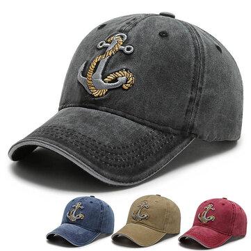 Outdoor Custom Border Washed Denim Baseball Cap Parasol Hat