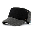 Chapeau plat en laine
