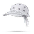 Chapeau d'écharpe carré Chapeau pare-soleil d'extérieur en coton noué