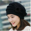 Chapeau de fourrure tricoté au crochet