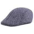 Casquettes de béret en coton à rayures solides
