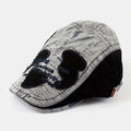 Denim Stitching Flat Cap Fashion Bérets d'extérieur