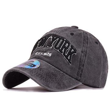 Chapeau de base-ball brodé en coton
