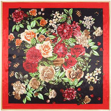 Foulard Bandeau Carré Satin Multifonctionnel