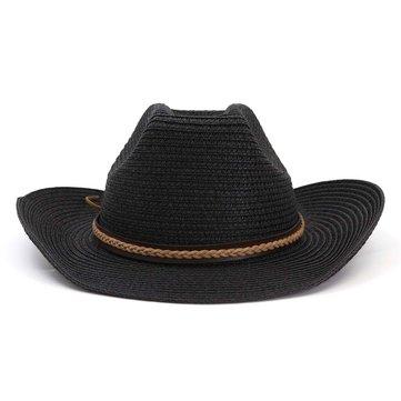 Casquette jazz unisexe avec paille rétro et crème solaire