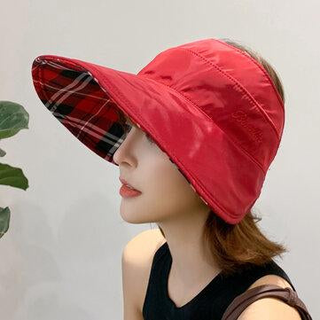 Capuchon anti-UV de visage de couverture de chapeau supérieur de treillis polyvalent