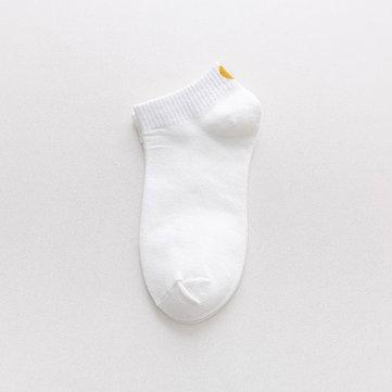 Nouveau Chaussettes Bateau Talon Femelle Or Soie Amour Chaussettes Femelle Petites Chaussettes En Coton Frais