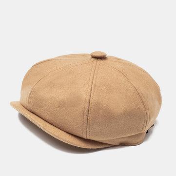 Chapeaux de béret rétro Bonnet de laine Bonnet de peintre Bonnet octogonal