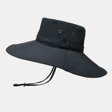 Chapeau de pêcheur à bord surdimensionné Chapeau de soleil d'alpinisme