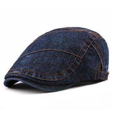 Casquette de béret en coton lavé
