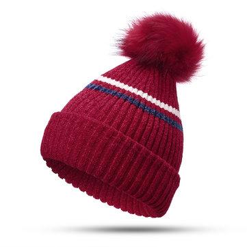 Warm winter wool hat