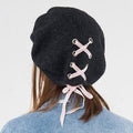 Béret bandage multicolore en laine