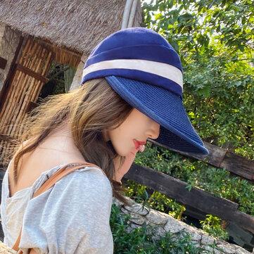 Chapeau de soleil extérieur pliable à grand bord