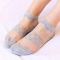 Socquettes courtes en soie Vogue