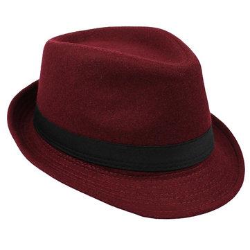 Casquette Jazz Gentleman Solid Brimmed en laine