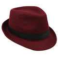 Casquette Jazz Gentleman Solid Brimmed en laine