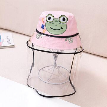 Chapeau de pêcheur anti-poussière pour enfants Little Frog
