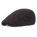 Bonnet de béret en coton de couleur unie