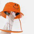Écran facial amovible pour chapeau de pêcheur pour enfants
