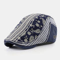 Patchwork Couleur Personnalité Casual Visor Beret Hat Casquettes plates