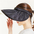 Visière pliante à large bord enroulable pour chapeaux Tête à enroulement Bande