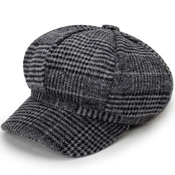 Rayé octogonal casquette béret casquette