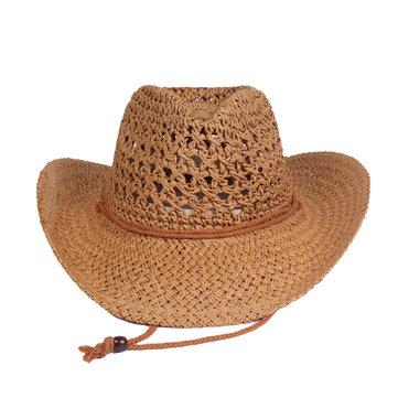 Chapeau de cowboy tissé uni Classic