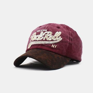 Fashionable Baseball Cap Retro Sun Hat Cotton Embroidery Hats