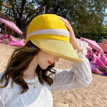 Chapeau de soleil extérieur pliable à grand bord