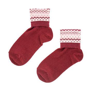 Ethnic patchwork medium tube socks