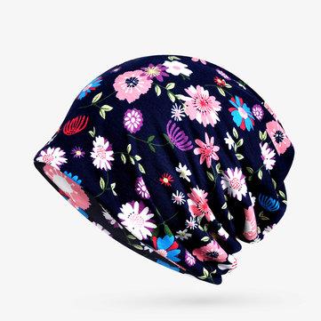 Bonnet fin en coton à imprimé floral Soft