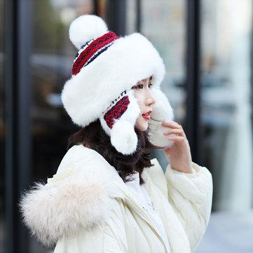 Bonnet de ski froid en laine russe