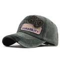 Casual Soft Top numérique lettre brodée casquette de baseball